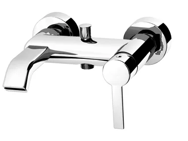 SWEET 46 - 4634000 - Wall-mounted brass bathtub mixer with diverter _ Fir Italia